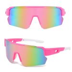 MUSELK Sportzonnebril voor dames en heren, gepolariseerde zonnebril voor buitenactiviteiten, mountainbike, racefiets, skiën, zonnebril met UV400