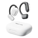 Truefree O1 open-ear hoofdtelefoon, Bluetooth 5.3 draadloze oordopjes met oorhaken, over-ear luchtgeleidingstechnologie voor sport, vier microfoons voor heldere gesprekken, 45 uur speeltijd (Wit)