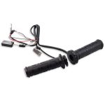 1 paar 7/8 inch motorverwarmingsgrepen, 12V universele stuurverwarmingsgrepen zwart, verwarmde grepen voor motor/fiets/ATV met 22 mm stuur