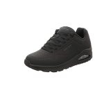 Skechers Uno Stand On Air heren Trainers Laag-top, Black Durabuck Trim, 44 EU