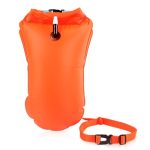 Beste zwemboei Aoreun Zwemboei Waterdichte droogzak, voor zwemmen, veiligheidszwemmer, opblaasbaar, open water, zwembuoy, zwembuoy, voor zwemmers, triatleten, snorkelaars, surfers, oranje