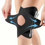 Beste kniebrace voor meniscus Goldeer Meniscus kniebrace voor dames en heren, met veerstabilisatoren, kniepijnverlichting, kniesteun, verstelbaar, voor kniepijn, meniscusscheuren, artritis, hardlopen, wandelen, sport, L, zwart