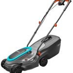 Gardena elektrograsmaaier PowerMax 32/1200 G2: Grasmaaier tot 300 m², 1200 W vermogen, 32 cm maaibreedte, 30 l inhoud, 35 tot 65 mm maaihoogte, ErgoTec-greep, inklapbaar (14633-20)