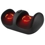 Nekteck Shiatsu Voetmassageapparaat met Warmte, Voet- en Kuitmassageapparaat met Massageroller, Lichtgewicht en Compact voor Circulatiepijn Verlichting, Geschikt voor Kantoor en Thuis (Zwart)