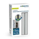 Hoberg horrengordijn voor caravans 60 x 195 cm | hordeur met XXL magneetstrips | hordeur voor caravans | magnetisch muskietennet | zelfsluitend