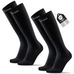Beste Steunkousen Effeet Compressiekousen voor Dames en Heren, 2 Paar, 20–30 mmHg, Gevoerd