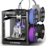 Beste 3D printers FLASHFORGE AD5X Multicolore 3D-printer met IFS, automatisch niveauregeling FDM 3D-printer met hoge printsnelheid max 600 mm/s en mondstuk max 300 °C, grote printafmetingen 220 x 220 x 220