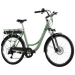 Cecotec Elektrische stadsfiets, 80 km looptijd, 468 Wh accu, vering voor, 6 versnellingen Shimano en dubbele remschijf