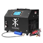Beste PCP compressor TUXING PCP luchtcompressor 300 Bar, instelbare Auto-Stop hoge druk compressor, LCD-display Versie, uitgerust met waterkoeling, duiken Tank Pcp luchtbuksen opladen