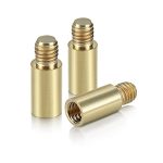 Beste gewicht dartpijlen kwmobile gewichtjes voor dartpijlen - Set van 3 in goud - 1,5 gram - Voor 2BA pijlen - Verhoogt gewicht van je dartpijlen