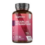 Beste astaxanthine Natuurlijke Astaxanthine softgels - 8 mg - Van de Haematococcus pluvialis alg - 240 softgels voor 8 maanden voorraad - Met MCT-kokosolie - Gemaakt in de Europese Unie - Vegan - Van WeightWorld