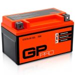 GP-PRO Gel-accu GTX7A-BS 12 V 7 Ah Scooteraccu Motoraccu | 105 A, onderhoudsvrij verzegeld, pluspool links, 150 mm x 87 mm x 95 mm, 2,5 kg, vergelijkbaar met YTX7A-BS, YTX7A, FA108
