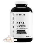 Beste GABA supplement GABA 1300 mg met Vitamine B6. 240 vegan capsules voor 4 maanden