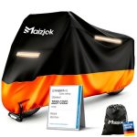 Beste motorhoes Maizjok® Motorhoes Waterdicht Buiten, Motorfiets Hoes 210D Outdoor Indoor