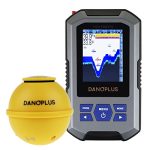 Beste fishfinder Draagbare draadloze visdetector, sonarsensor, 45 m, oplaadbare dieptedetectie, kajakvisaccessoires voor zeevissen en ijsvissen