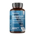 Beste magnesium tabletten Magnesium Complex - 1700 mg - Met Magnesium Bisglycinaat, Citraat, Malaat en Tauraat - 180 capsules voor 3 maanden voorraad - Vegan - Gemaakt in het Verenigd Koninkrijk - Van WeightWorld
