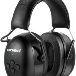 Beste gehoorbescherming met bluetooth PROHEAR 037 Bluetooth 5.0 Gehoorbescherming hoofdtelefoon met ingebouwde microfoon en geluidsreductie voor werken en plezier, SNR 30dB - zwart