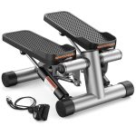 Beste stepper Sportsroyals stepper voor oefeningen- Twist Stepper met weerstandsbanden en 350 lbs gewichtscapaciteit