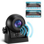 Beste Draadloze Achteruitrijcamera Caravan Uzone Draadloze Achteruitrijcamera IP68 Waterdicht Oplaadbaar WiFi Camera Met Android en IOS Mobiele APP Monitoring - Geschikt Voor Auto, Truck, Caravan, Van, Trailer, Camper