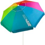 Beste strandparasol Aktive 62221 strandparaplu groot Ø 200 cm winddicht UV-bescherming 50 kleurrijke mast 28-32 mm flexibele mast incl. draagtas Aktive Beach