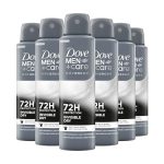 Beste anti transpirant mannen Dove Men+Care Advanced Invisible Dry Anti-Transpirant Deodorant Spray, biedt tot 72 uur bescherming tegen zweet - 6 x 150 ml - Voordeelverpakking