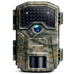 WOLFANG WT01 Wildcamera 2160P 48MP HD, wilddiercamera met 940nm No Glow infrarood leds, wildcamera met bewegingsmelder, nachtzicht, IP66 waterdicht, voor het observeren van dieren thuis, veiligheid