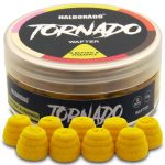 Haldorado Tornado Roker- of Bloedkorrel Boilie Aas, Wafers voor Karpervissen, Speciale Vorm, 100% Biologisch Afbreekbaar, 12 mm breed en 11 mm lang, Geel, N-Butyric+Ananas