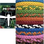PR0TEX 15 stuks insectenwerende armband, verstelbare lederen Deet-Free polsbanden, krachtige effectieve bescherming, muggenwerende armbanden voor volwassenen en kinderen, hersluitbare verpakking