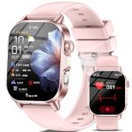 Beste ECG smartwatch Smartwatch voor Dames met ECG/24h Hartslagmeter Bloeddrukmeting Slaap, IP68