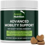 Hip & Joint voor Honden – 150 Zachte Snacks 100% Natuurlijk | met Glucosamine, Chondroïtine, MSM, Collageen & Hyaluronzuur | Pijnverlichting & Mobiliteit | Dierenartsformule met Eendensmaak