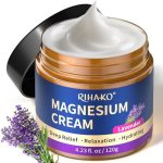 Beste tegen spierpijn Magnesium Crème om te Slapen, Natuurlijke Magnesium Crème voor Spierontspanning, Topische Magnesiumcrème, Verlichting Restless-Beensyndroom, Kalmerend Magnesium Tegen Krampen en Spierpijn, 120g