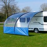 your GEAR Riviera 350 Voortent voor caravan en camper, 3,5 x 2,6 m, luifel, UV 50+, zonnedak met panoramafaam