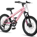 Beste mountainbike onder 1000 euro Licorne Bike Thunder Premium Mountainbike in 20, 24, 26, 27,5 en 29 inch, fiets voor meisjes, jongens, heren en dames, schijfrem (roze, 50 cm)