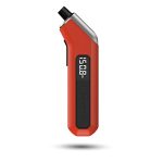 ETENWOLF Jauge de Pression des Pneus Numérique de 0,20 à 13,79 Bars, Calibrée à la Norme ANSI B40.7 Grade 2A (±0,5%), Avec Ecran LED Rétroéclairé, Orange Vif