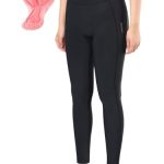 ARSUXEO Fietsbroek voor dames, gewatteerd, lang met zitvlakbekleding, voor mountainbiken, rijden, fietsen, M