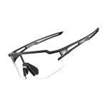 ROCKBROS Fietsen Goggles UV 400 Zonnebril Fotochromatische Bril Clear Winddicht Sport Goggles voor Outdoor Fietsen Vissen Golf Mannen Zwart