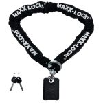 Beste fietsslot art 5 Maxx-Locks Gore - Motorslot ART 5 - Kettingslot voor Scooter en Motor - Art5 Slot met Gehard Stalen Schakels - 120cm