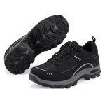 Beste lichtgewicht wandelschoenen dames JOMIX Dames Wandelschoenen Lichtgewicht Berg Camping Sneakers AntislipWandelschoenen voor Buiten, WOS250707, Zwart, 38 EU