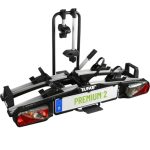 Beste fietsendrager trekhaak EUFAB 11521 Premium ll Fietsendrager voor trekhaak, geschikt voor e-bikes.,zwart