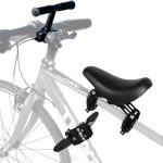 Lueirltoy Mountainbike-kinderzitje, aan de voorzijde gemonteerde fietszadels voor kinderen met armleuningframe, geschikt voor kinderen van 2 tot 5 jaar (verbeterd)