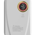 Elektrische doorstroomboiler keuken 220V 3500W elektrische warmwaterboiler tankloze mini-warmwaterboiler met LED temperatuurweergave, elektrische instant kleine doorstroomboiler voor keuken, badkamer