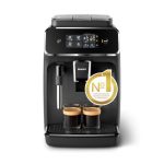 Beste koffieapparaat met bonen Philips 2200 Series Volautomatische Espressomachine - 2 Koffies, Touch Display, Klassieke Melkopschuimer, Keramische Maler, Mat Zwart (EP2220/10)