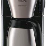 Philips Café Gaia Filter Koffiezetapparaat – RVS Thermoskan, Houdt koffie >2 uur warm, Aromavergrendeling, Druppelstop, 1,3 L, Automatische uitschakeling, Snoeropslag (HD7546/20)