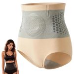 Générique 2026 Nieuwe vetverbrandende thermogene beeldhouwende shorts, 4-in-1 microdeeltjes- en vetverbrandende shorts, naadloze shapewear met hoge taille voor vrouwen, Huidskleur, M