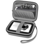 Beste digitale camera voor beginners VOXPAN Digitale Camera voor Beginners - 8x Zoom, 21 MP, 1080p HD, 2,7 Inch Foto, Compacte Cameratas met Opbergdoos (Donkergrijs)
