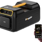 BougeRV 2026 PC35 mobiele airco, 3500 BTU draagbare airco, 5 in 1 klimaatapparaat met app, compact met handgreep, AC 100V-240V, camping airco voor camper, tent, vrachtwagen, busje