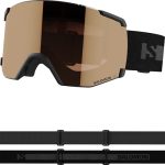 Beste fotochromatische skibril Salomon S/view Access Unisex Goggles Ski Snowboarden, uitgebreid gezichtsveld, vermoeidheid van de ogen en verblinding en geen beslaan meer, zwart, één maat