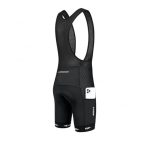 X-TIGER Herenfietsbroek voor MTB met gelkussen, 5D 3 zakken, ademend en sneldrogend, Zwart, XL