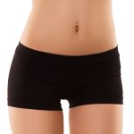 Beste sportondergoed dames Toocool LO-YQ3308 Boxershorts voor dames, katoen met lage taille, slips, sportondergoed, hotpants, damesondergoed, zwart, L-XL