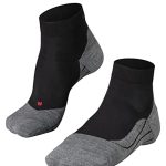 FALKE Heren Hardloopsokken RU4 Endurance Short M Sso katoen functioneel materiaal anti-blaar 1 paar, Zwart Black-Mix 3010, 42-43